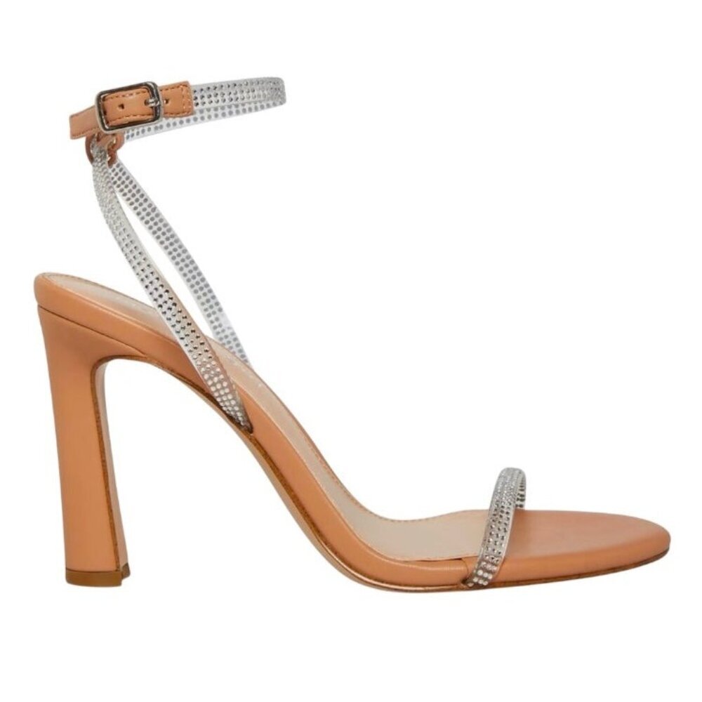 MADDEN GIRL TASHAA Women's Ankle Strap Stiletto Heel Sandals Nude - Picture 2 of 8